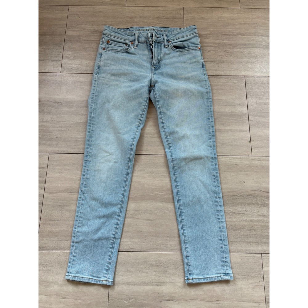 American Eagle Airflex+ Skinny Jeans Light Wash Denim 28x28 Women Mens Unisex